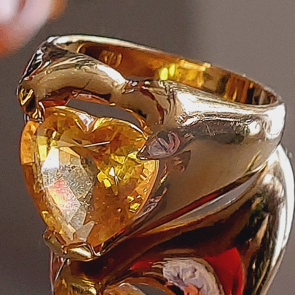 Citrine ring - Picture 6 of 7